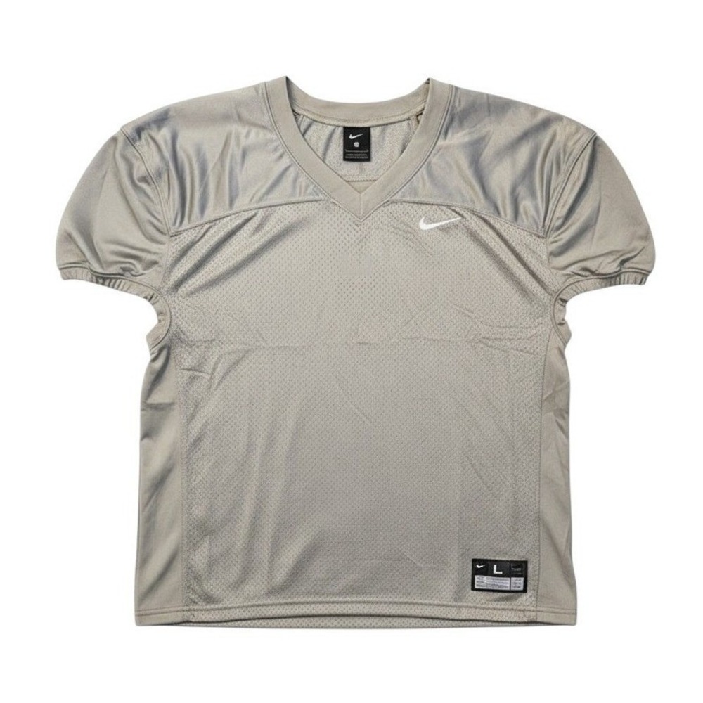 Nike Vapor Varsity Football Mesh Practice Jersey Size Large Grey 908729-057 NWT